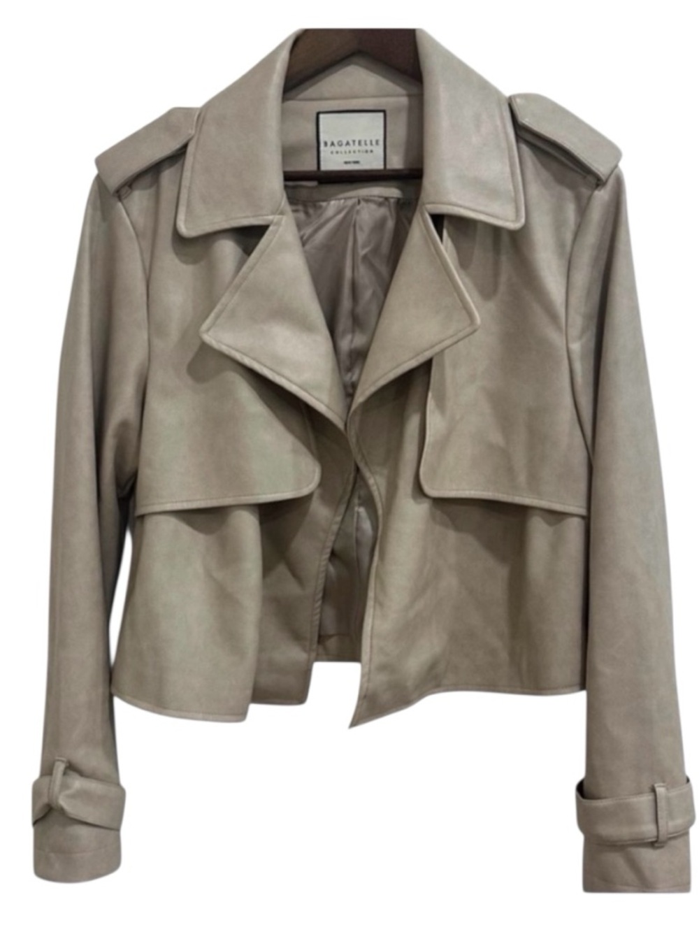 Bagatelle Moto Jacket Cropped Women’s Size Medium